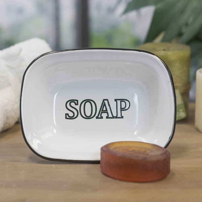 American Mercantile Vintage Enamelware Soap Dish & Reviews Wayfair